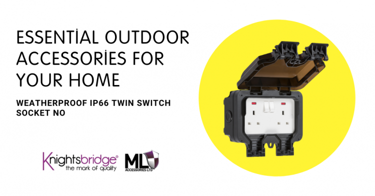 Weatherproof IP66 Twin Switch Socket Now In Stock