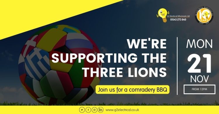 We’re Supporting The Three Lions ⚽🦁