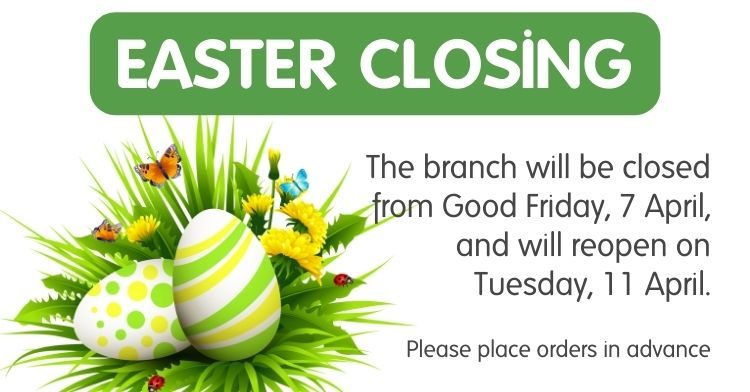Announcement: Easter Opening Hours
