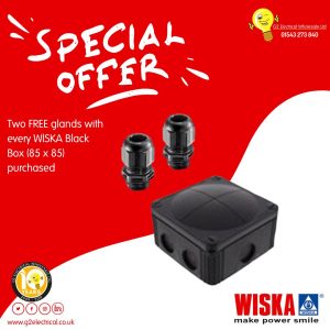 G2 Electrical Wholesale | Two FREE glands with every Wiska Black Box
