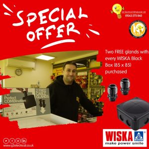 G2 Electrical Wholesale | Two FREE glands with every Wiska Black Box