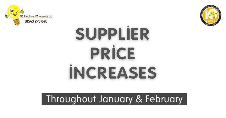 Supplier Price Increases 2024