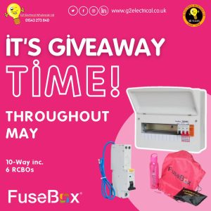 G2 Electrical Wholesale Fusebox May Giveaway
