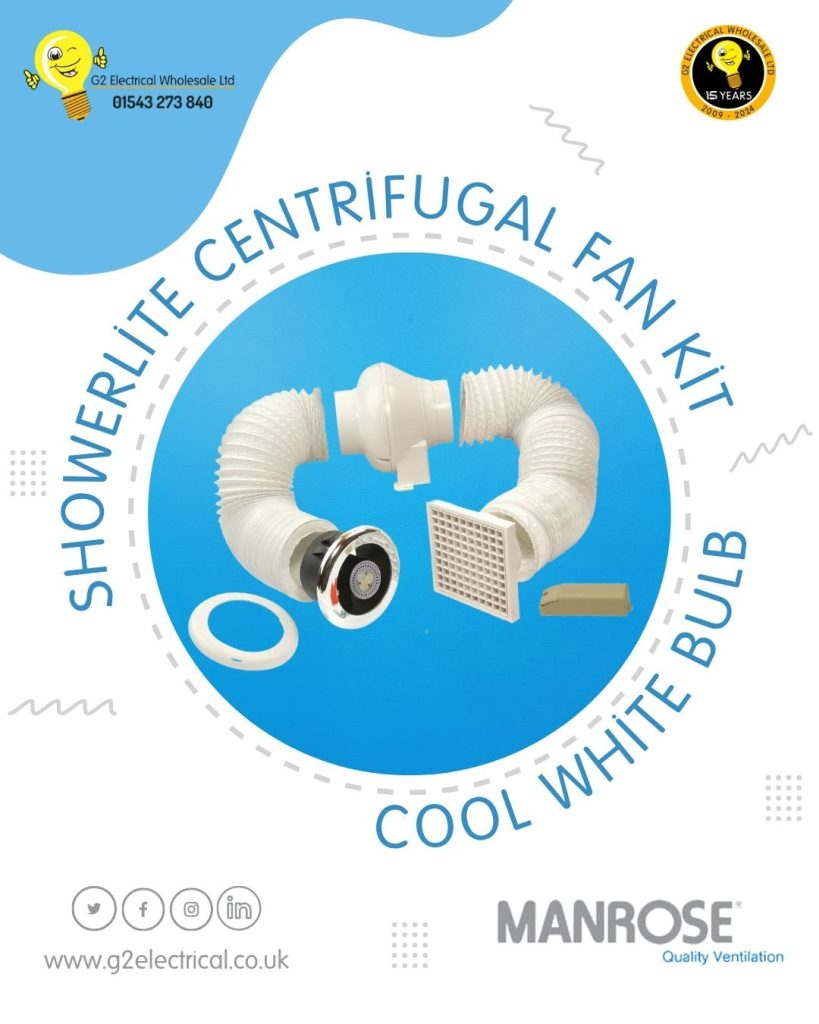 G2 Electrical Wholesale Quite and standard bathroom fans