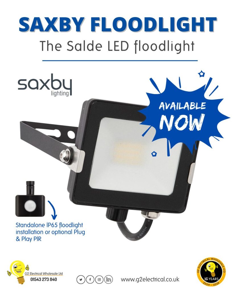 G2 Electrical Wholesale | The Complete Saxby Range From Basic Floods to Smart Controls