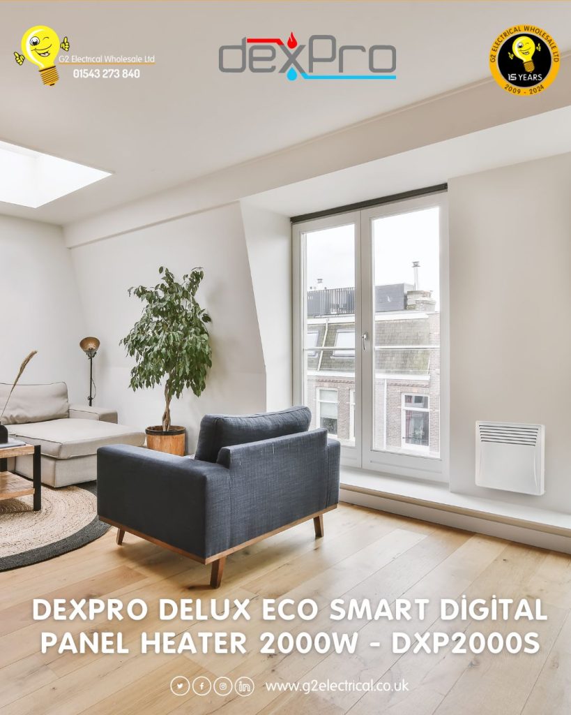 G2 Electrical Wholesale Blog Header Dexpro Delux Eco Smart Digital Panel Heater