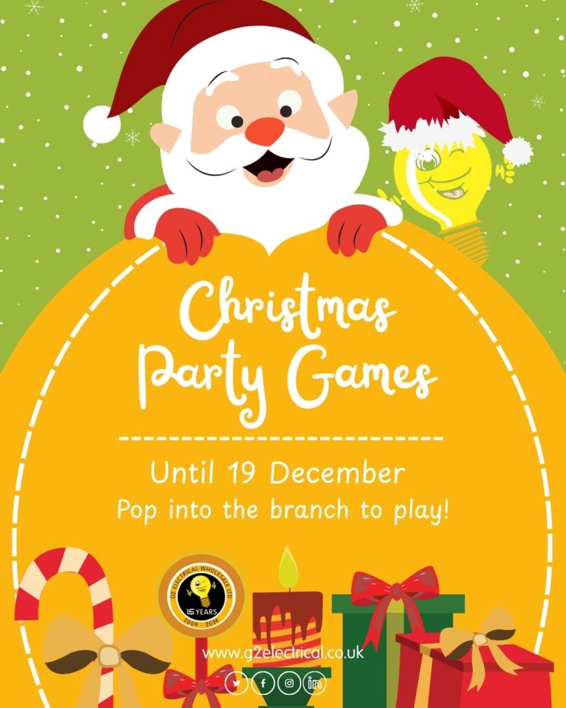G2 Electrical Wholesale | G2 Electrical Christmas Party Games