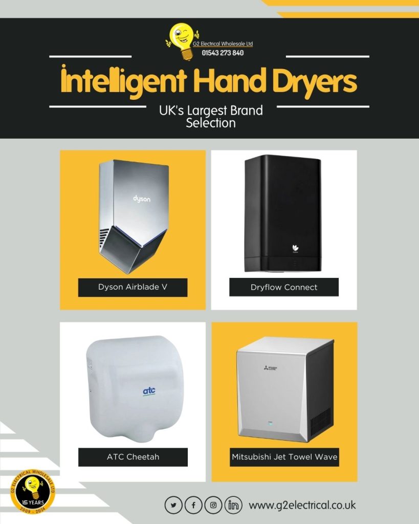 G2 Electrical Wholesale | Intelligent Dryers Premium Hand Dryers from Trusted Brand