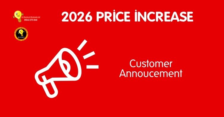 Price Increase Announcement March 2026