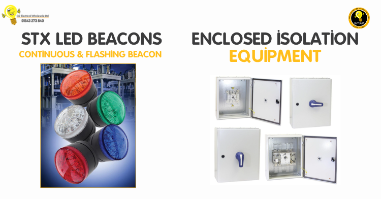STX LED Beacons and Enclosed Isolation Equipment