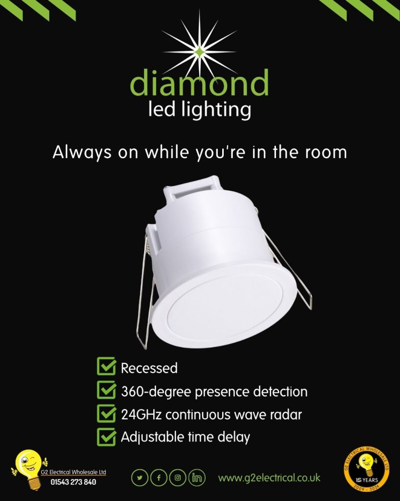 G2 Electrical Wholesale Diamond LED Osprey 4 Recessed Presence Sensor