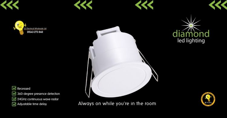 DIAMOND LED OSPREY 4 RECESSED PRESENCE SENSOR