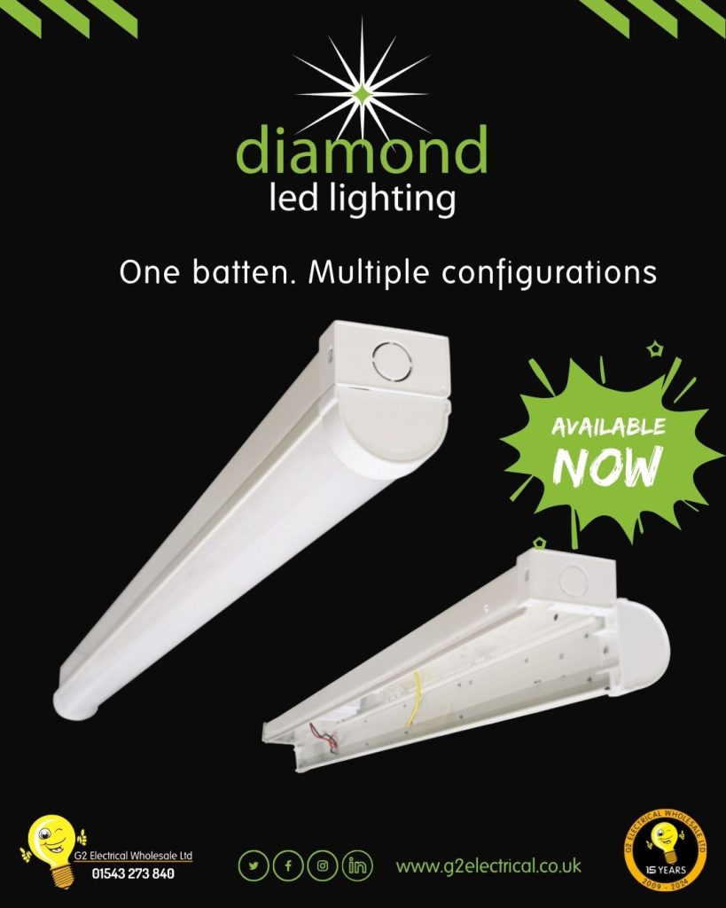 G2 Electrical Wholesale Diamond LED Lighting Trinity I Pro Batten